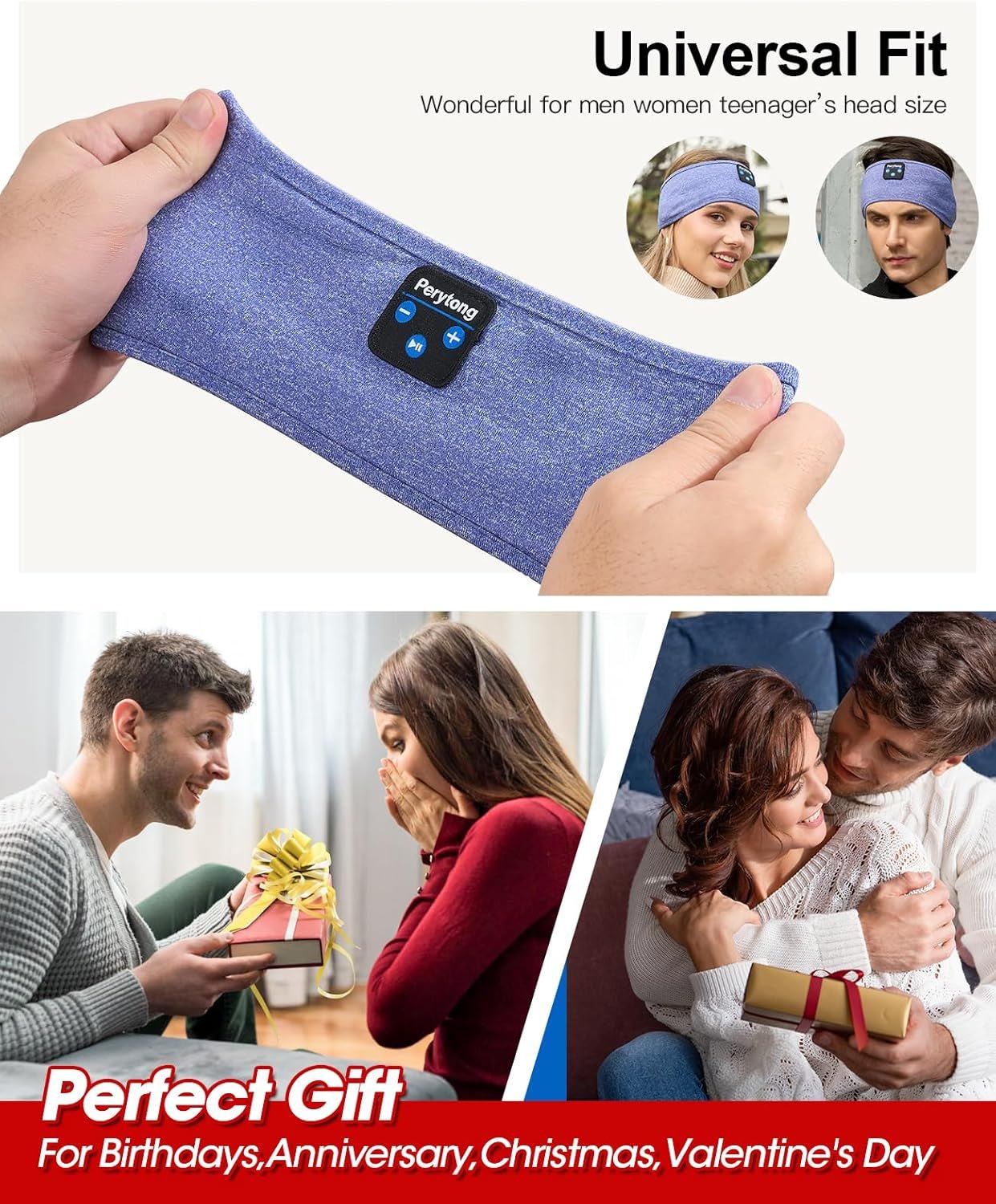 Sleep Headphones, Bluetooth Sports Headband Headphones with Ultra - Thin HD Stereo Speakers Perfect for Sleeping,Workout,Jogging,Yoga,Insomnia, Air Travel, Meditation - FitPulseSleep Headphones, Bluetooth Sports Headband Headphones with Ultra - Thin HD Stereo Speakers Perfect for Sleeping,Workout,Jogging,Yoga,Insomnia, Air Travel, Meditation