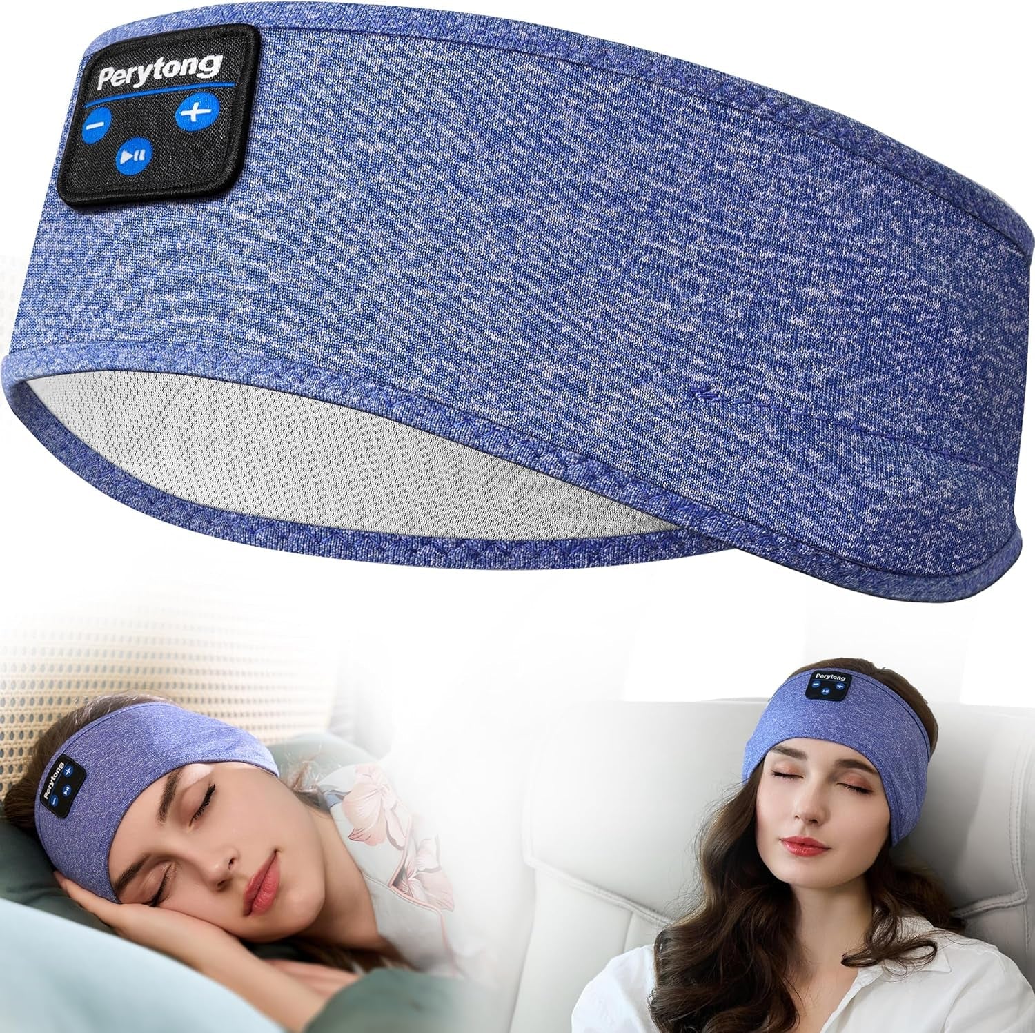 Sleep Headphones, Bluetooth Sports Headband Headphones with Ultra - Thin HD Stereo Speakers Perfect for Sleeping,Workout,Jogging,Yoga,Insomnia, Air Travel, Meditation - FitPulseSleep Headphones, Bluetooth Sports Headband Headphones with Ultra - Thin HD Stereo Speakers Perfect for Sleeping,Workout,Jogging,Yoga,Insomnia, Air Travel, Meditation