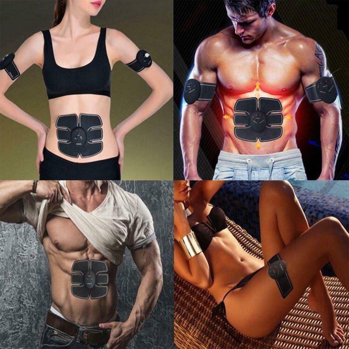 Electric Muscle Toner Machine ABS Toning Belt Simulation Fat Burner Belly Shaper - FitPulseElectric Muscle Toner Machine ABS Toning Belt Simulation Fat Burner Belly Shaper