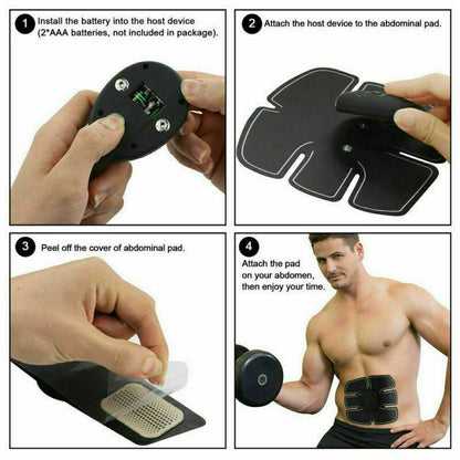 Electric Muscle Toner Machine ABS Toning Belt Simulation Fat Burner Belly Shaper - FitPulseElectric Muscle Toner Machine ABS Toning Belt Simulation Fat Burner Belly Shaper