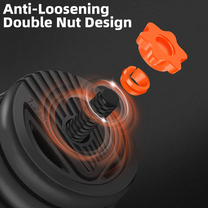 Adjustable Dumbbells, 55Lbs Free Weight Set with Connector, 4 In1 Dumbbells Set Used as Barbell, Kettlebells, Push up Stand, Fitness Exercises for Home Gym Suitable Men/Women - FitPulseAdjustable Dumbbells, 55Lbs Free Weight Set with Connector, 4 In1 Dumbbells Set Used as Barbell, Kettlebells, Push up Stand, Fitness Exercises for Home Gym Suitable Men/Women