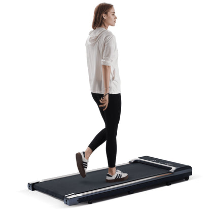 Walking Pad under Desk Treadmill with Remote Control Lightweight 2 in 1 Exercise Treadmill 0.6 to 3.8 Speed Range for Home Office Workout - FitPulseWalking Pad under Desk Treadmill with Remote Control Lightweight 2 in 1 Exercise Treadmill 0.6 to 3.8 Speed Range for Home Office Workout