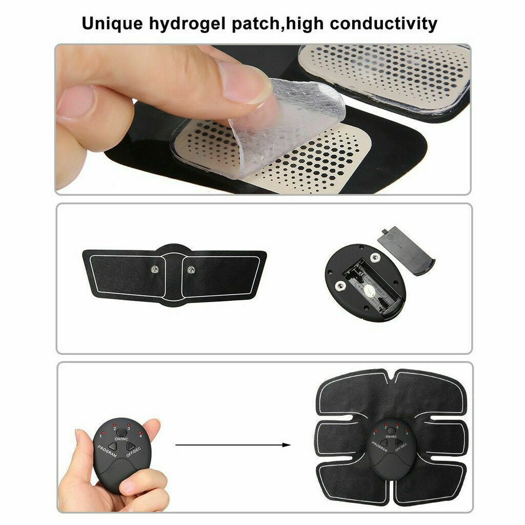 Electric Muscle Toner Machine ABS Toning Belt Simulation Fat Burner Belly Shaper - FitPulseElectric Muscle Toner Machine ABS Toning Belt Simulation Fat Burner Belly Shaper