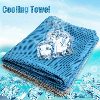 Outdoor Ice Cold Instant Cooling Towel Running Jogging Gym Chilly Pad Sport Yoga - FitPulseOutdoor Ice Cold Instant Cooling Towel Running Jogging Gym Chilly Pad Sport Yoga
