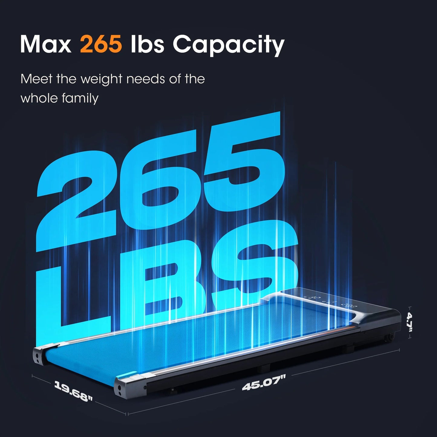 Walking Pad under Desk Treadmill with Remote Control Lightweight 2 in 1 Exercise Treadmill 0.6 to 3.8 Speed Range for Home Office Workout - FitPulseWalking Pad under Desk Treadmill with Remote Control Lightweight 2 in 1 Exercise Treadmill 0.6 to 3.8 Speed Range for Home Office Workout