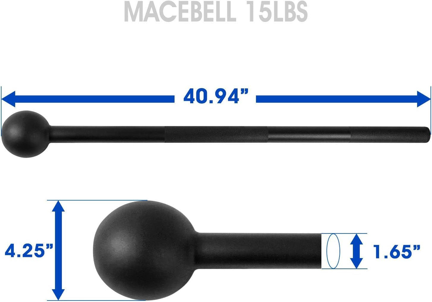 Steel Mace Bell for Strength Training - Support Full Body, Muscles, Shoulder, Grips & Forearms Workouts to Rehabilitation, Stretching 5, 7, 10, 15, 20, 25, 30Lb for Woman & Man - FitPulseSteel Mace Bell for Strength Training - Support Full Body, Muscles, Shoulder, Grips & Forearms Workouts to Rehabilitation, Stretching 5, 7, 10, 15, 20, 25, 30Lb for Woman & Man