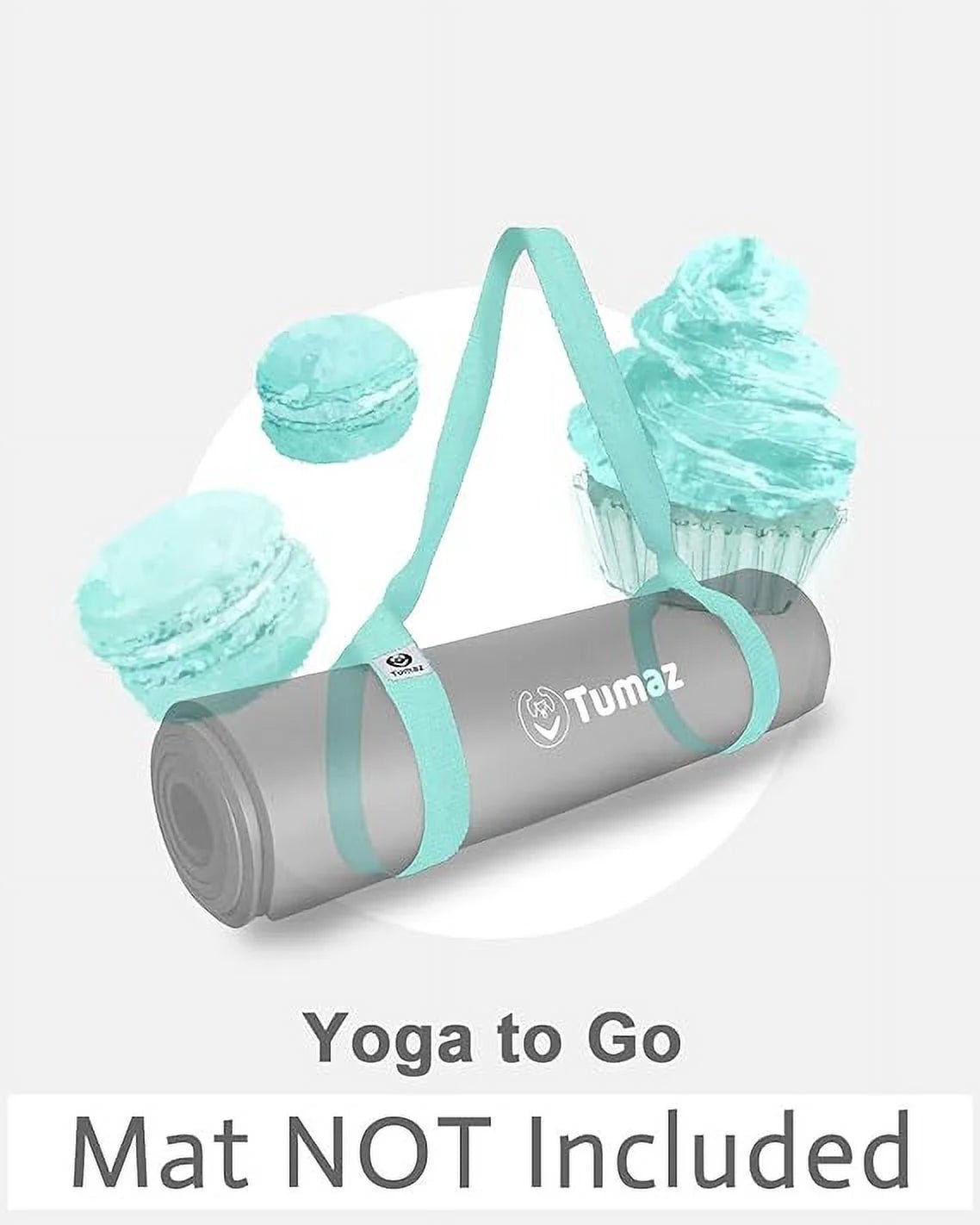 Yoga Mat Holder (Mat Not Incl.), Adjustable Yoga Mat Carrier, Turquoise - FitPulseYoga Mat Holder (Mat Not Incl.), Adjustable Yoga Mat Carrier, Turquoise