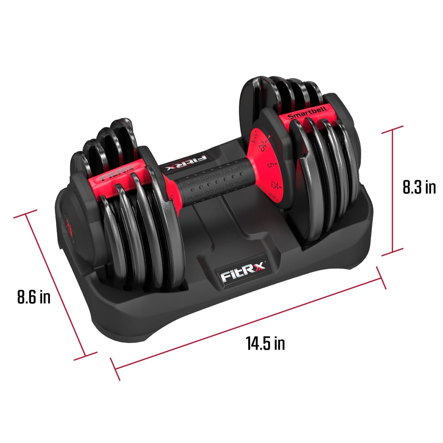 Adjustable Dumbbells, 25Lb Smartbell Dumbbell Set with 9 - In - 1 Quick - Select Weights, 2.5Lb Increments for Home Gym - FitPulseAdjustable Dumbbells, 25Lb Smartbell Dumbbell Set with 9 - In - 1 Quick - Select Weights, 2.5Lb Increments for Home Gym