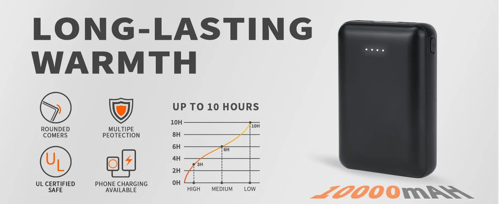 Heated Vest for Mens and Womens with 10000Mah Battery Pack, Detachable Heated Hood Heating Clothing, 3 Temperature Levels Electrically Heated Jacket, Szie XL - FitPulseHeated Vest for Mens and Womens with 10000Mah Battery Pack, Detachable Heated Hood Heating Clothing, 3 Temperature Levels Electrically Heated Jacket, Szie XL