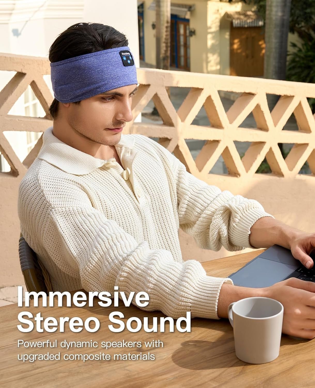 Sleep Headphones, Bluetooth Sports Headband Headphones with Ultra - Thin HD Stereo Speakers Perfect for Sleeping,Workout,Jogging,Yoga,Insomnia, Air Travel, Meditation - FitPulseSleep Headphones, Bluetooth Sports Headband Headphones with Ultra - Thin HD Stereo Speakers Perfect for Sleeping,Workout,Jogging,Yoga,Insomnia, Air Travel, Meditation