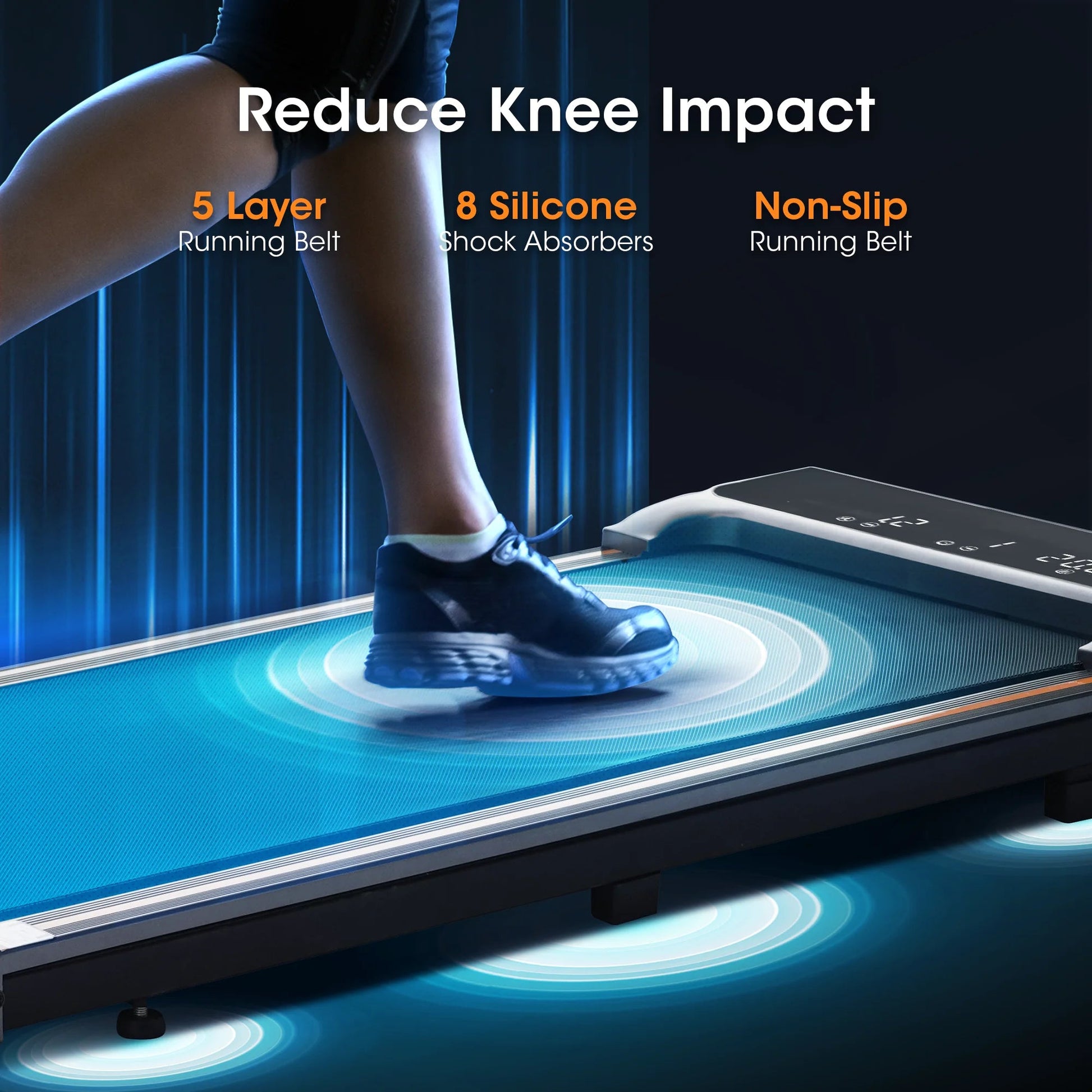 Walking Pad under Desk Treadmill with Remote Control Lightweight 2 in 1 Exercise Treadmill 0.6 to 3.8 Speed Range for Home Office Workout - FitPulseWalking Pad under Desk Treadmill with Remote Control Lightweight 2 in 1 Exercise Treadmill 0.6 to 3.8 Speed Range for Home Office Workout