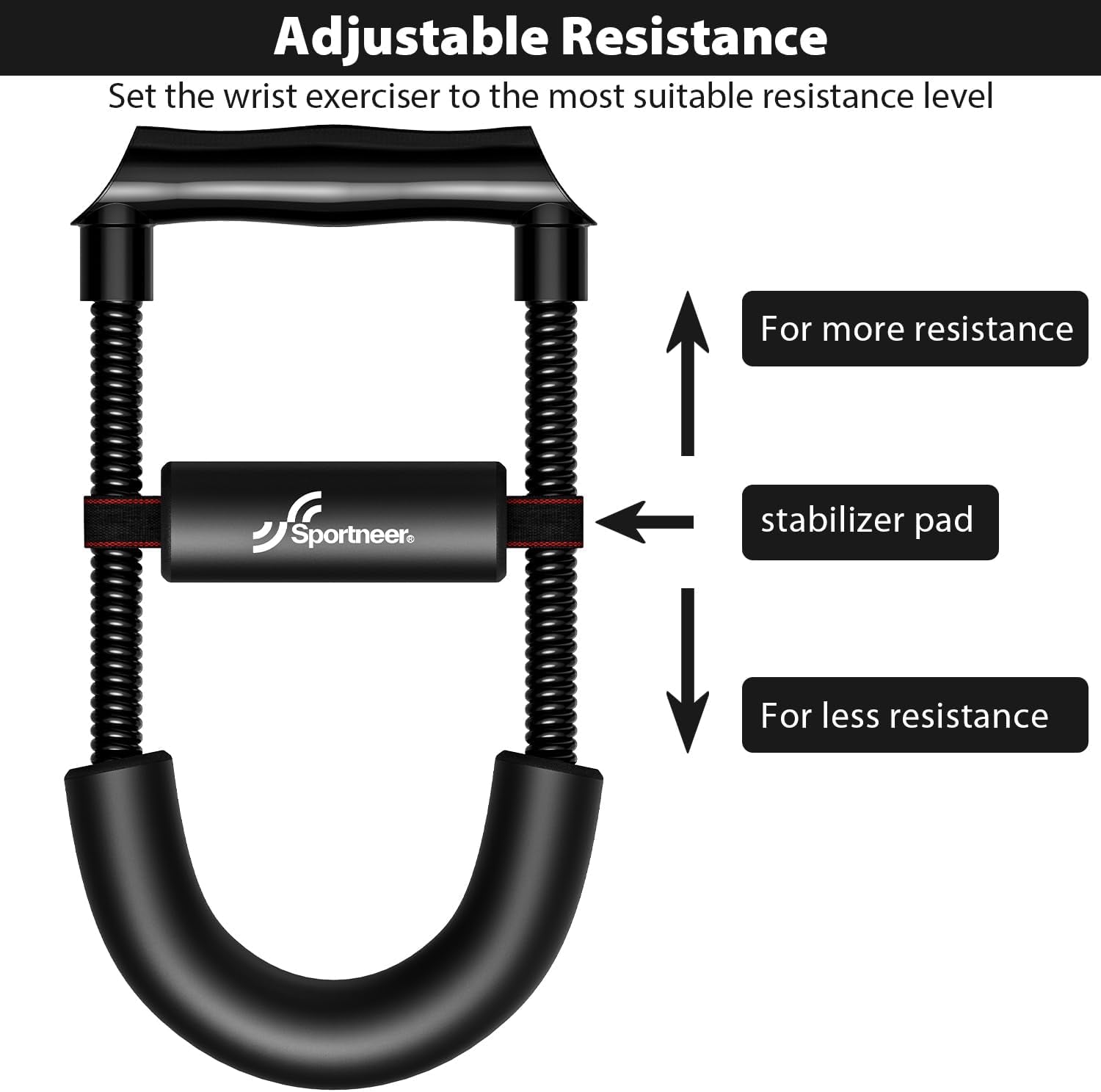 Forearm Strengthener Forearm Wrist Strengthener Exerciser with Adjustable Tension for Improving Strength - Hand Developer Arm Grip Workout Strength Trainer Home Gym Workout Equipment for Starter and Pro - FitPulseForearm Strengthener Forearm Wrist Strengthener Exerciser with Adjustable Tension for Improving Strength - Hand Developer Arm Grip Workout Strength Trainer Home Gym Workout Equipment for Starter and Pro