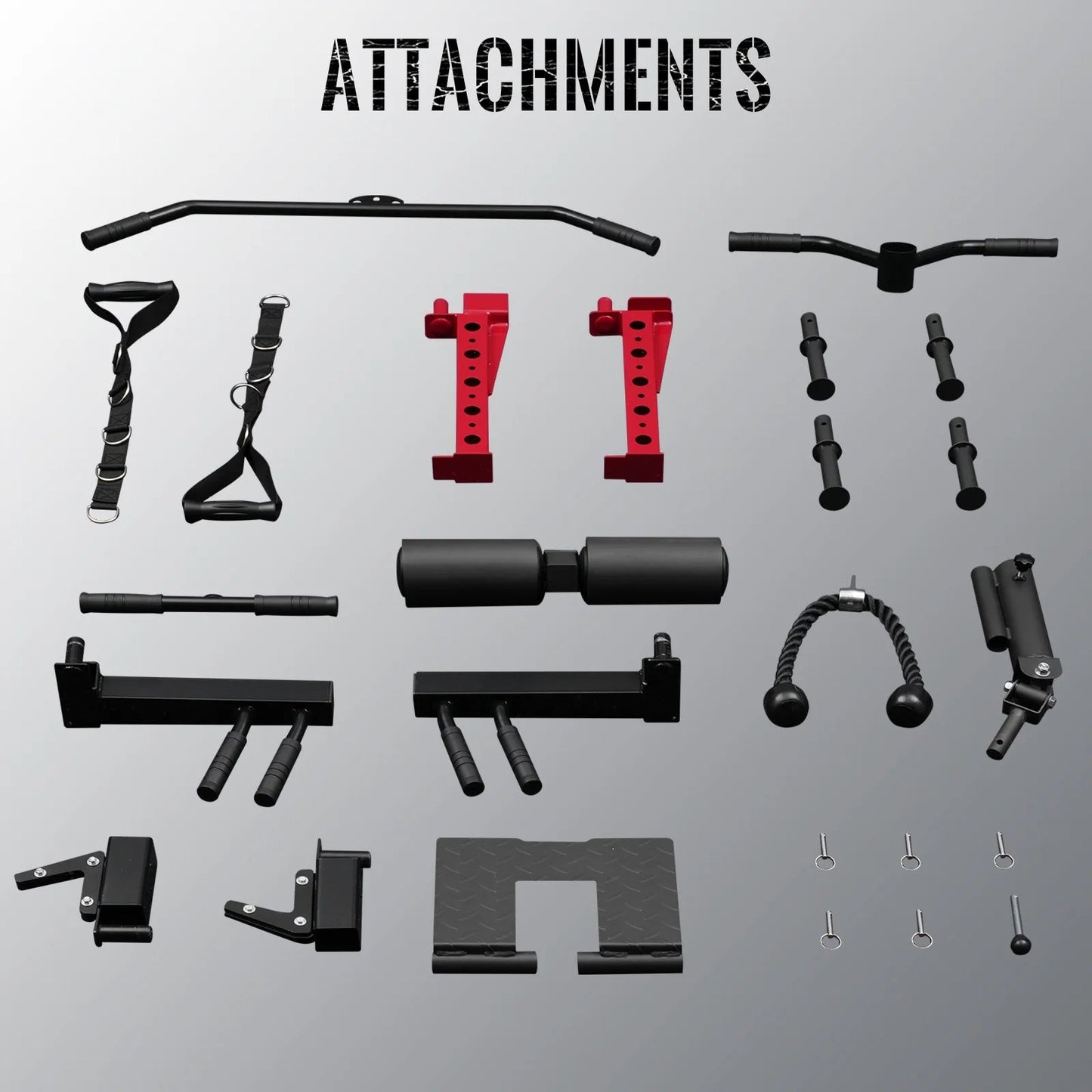 Smith Machine Home Gym, 2200 Lbs Power Rack Cage with Cable Crossover, Weight Bar, 360° Landmine, Barbell Holders and Other Attachments, Total Body Strength Training Cage - FitPulseSmith Machine Home Gym, 2200 Lbs Power Rack Cage with Cable Crossover, Weight Bar, 360° Landmine, Barbell Holders and Other Attachments, Total Body Strength Training Cage