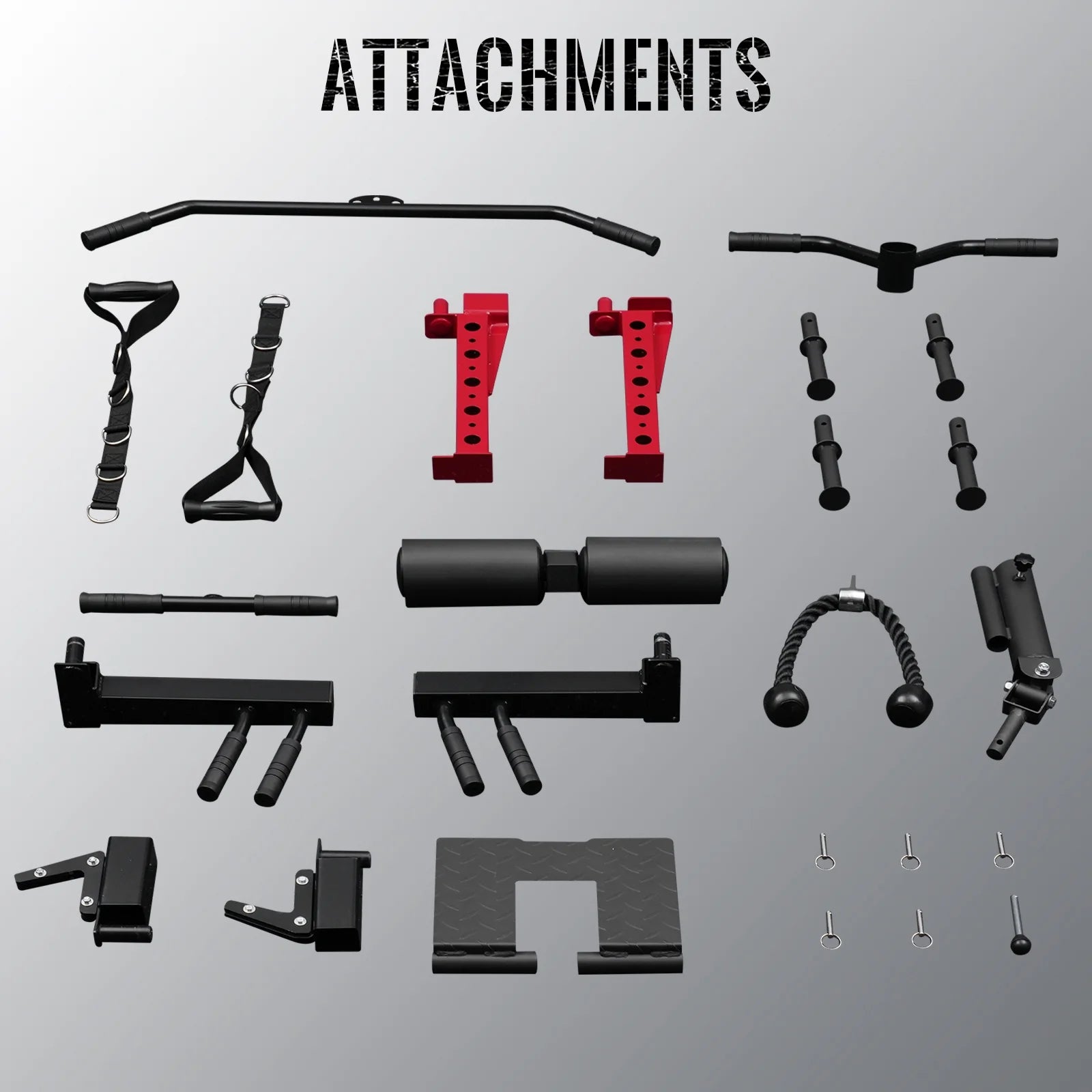 Smith Machine Home Gym, 2200 Lbs Power Rack Cage with Cable Crossover, Weight Bar, 360° Landmine, Barbell Holders and Other Attachments, Total Body Strength Training Cage - FitPulseSmith Machine Home Gym, 2200 Lbs Power Rack Cage with Cable Crossover, Weight Bar, 360° Landmine, Barbell Holders and Other Attachments, Total Body Strength Training Cage