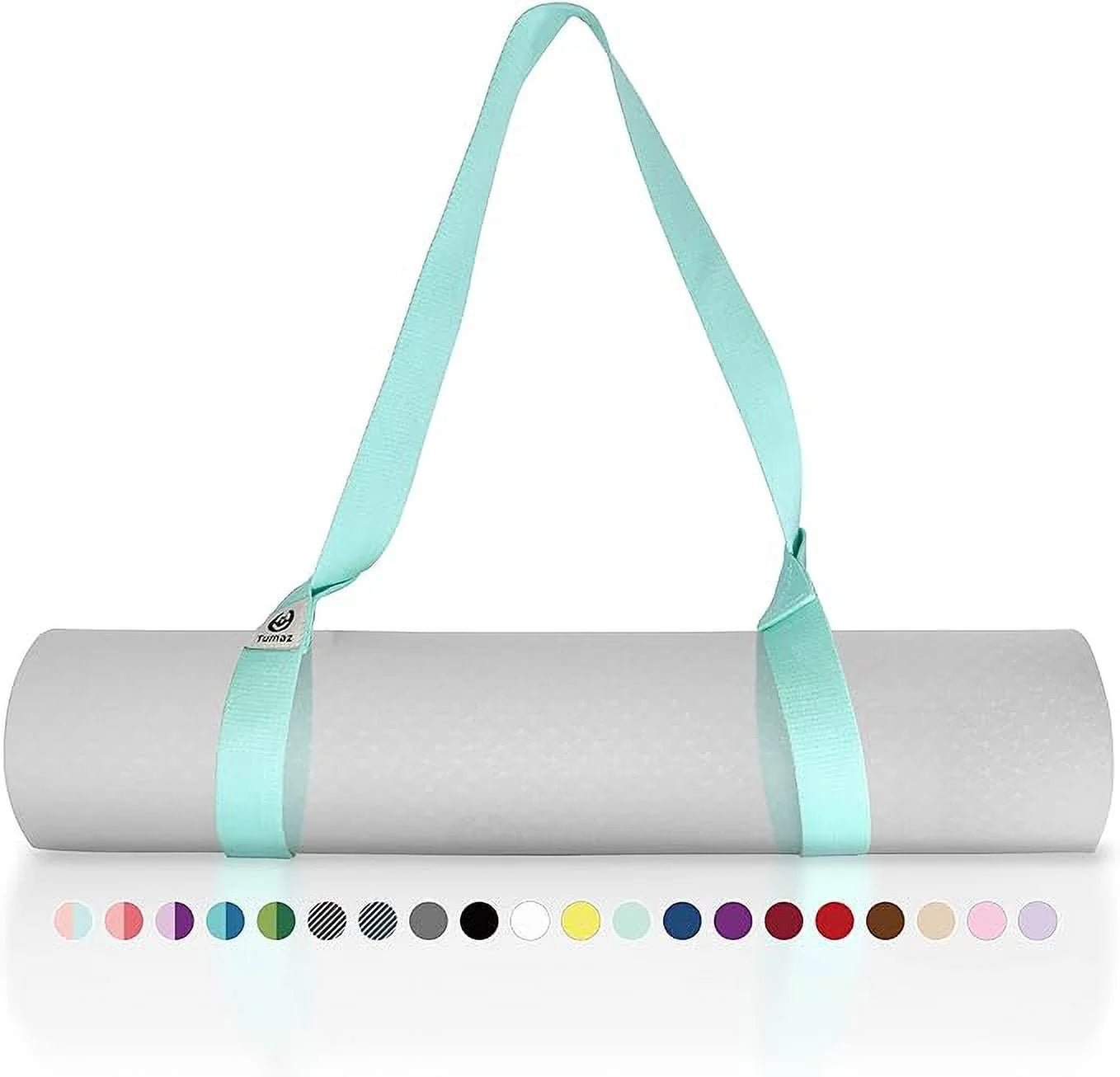 Yoga Mat Holder (Mat Not Incl.), Adjustable Yoga Mat Carrier, Turquoise - FitPulseYoga Mat Holder (Mat Not Incl.), Adjustable Yoga Mat Carrier, Turquoise